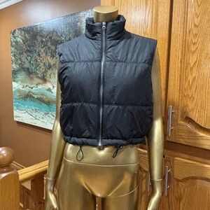 Thread & Supply Black Quilted Vest